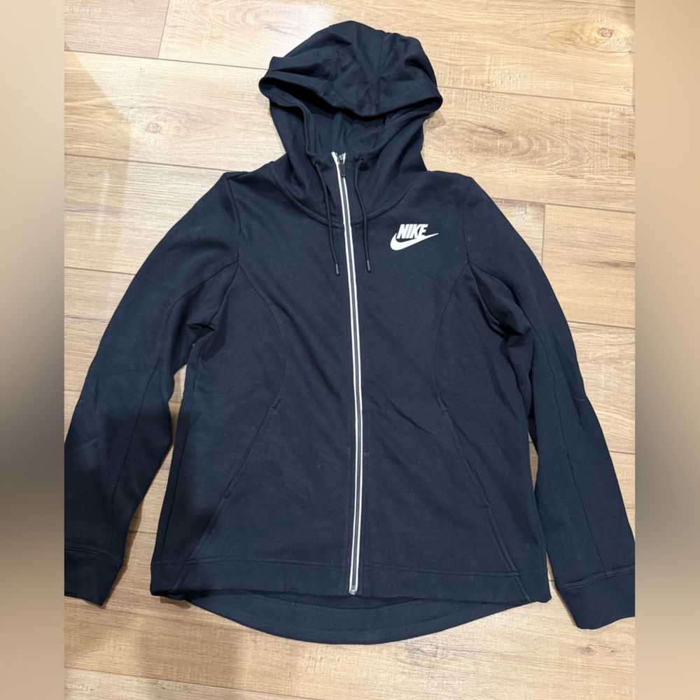 Nike Women’s Black Cotton Blend Hoodie